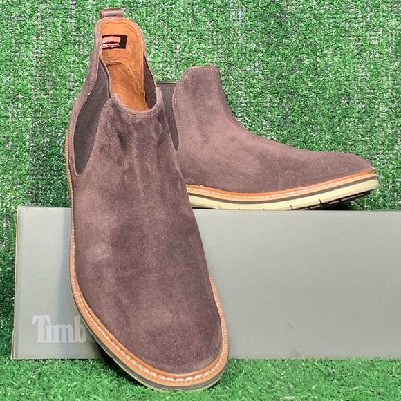Timberland Mens Naples Chelsea dark brown boot. - Picture 4 of 7